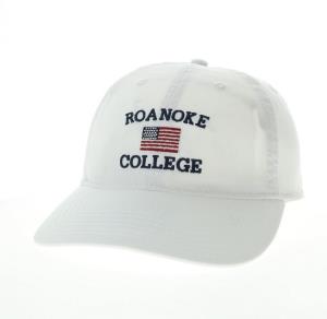 Image of Hat- Roanoke College flag white